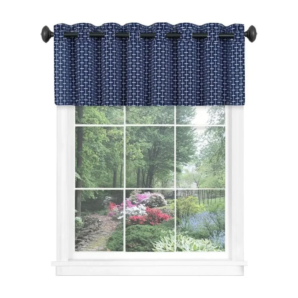 PowerSellerUSA Abstract Line Design Valance Curtains for Living Room and